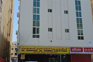 Car parked on front of a huge building